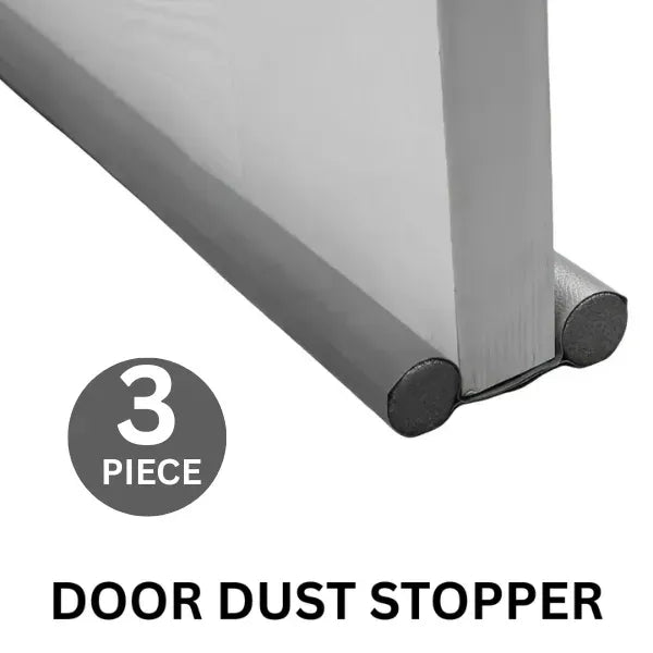 Dustproof Door Stoppers 3 Pcs Dark Wood