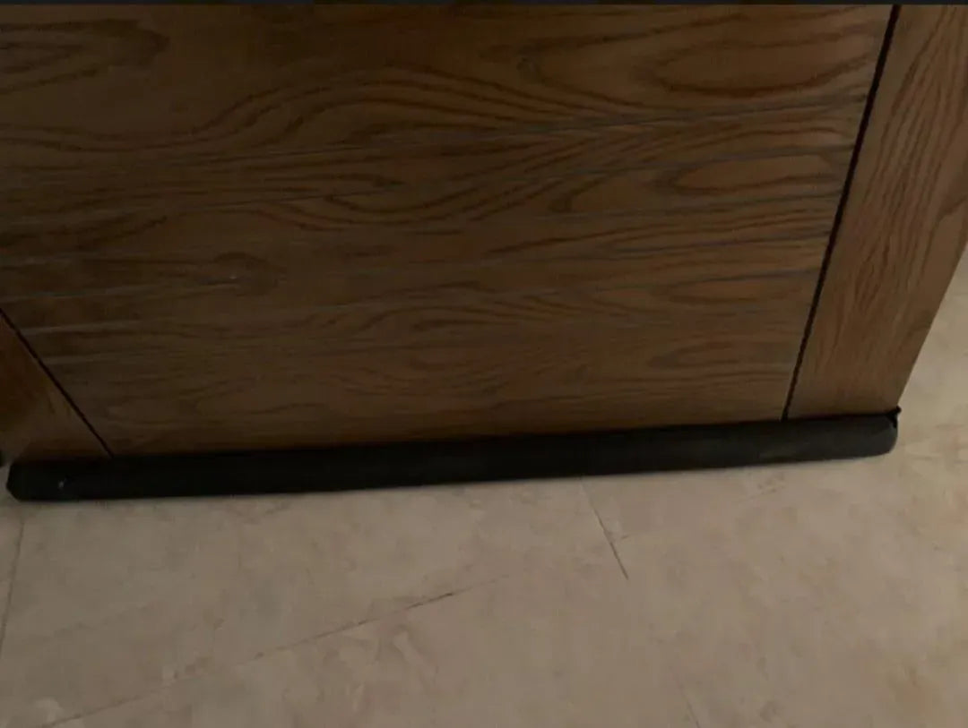 Dustproof Door Stoppers 3 Pcs Dark Wood