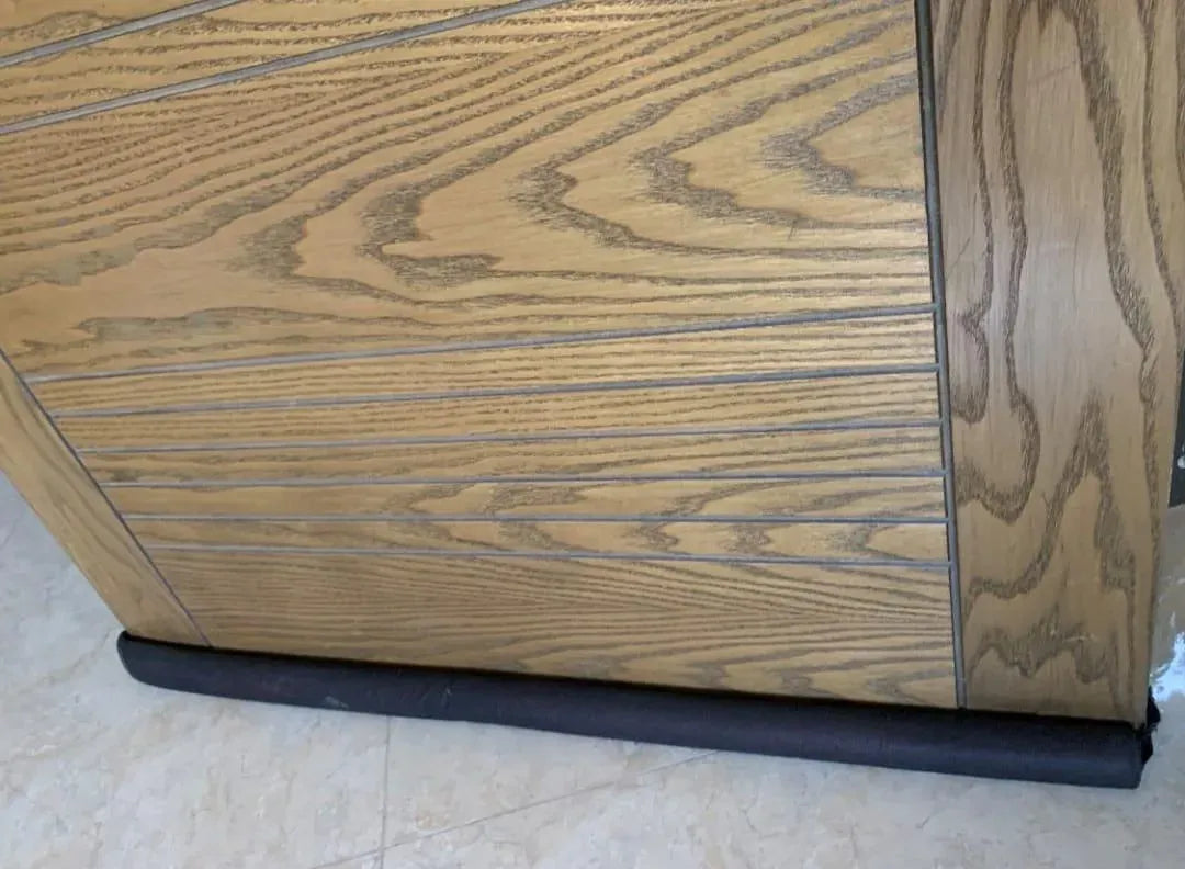 Dustproof Door Stoppers 3 Pcs Dark Wood