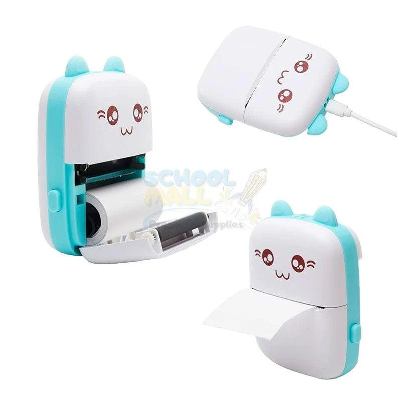 Pocket Inkless Mini Printer - Thermal Portable Bluetooth Wireless Mini Printer For Kids - For Photo, Picture, Office Receipt, Label Note, QR Code - Compatible With IOS & Android